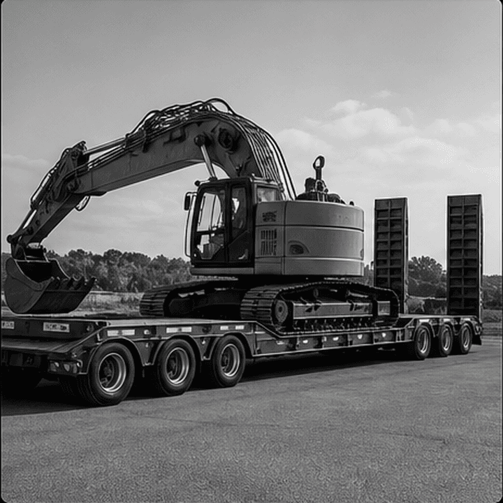 Transporte lowboy en HoyCargo